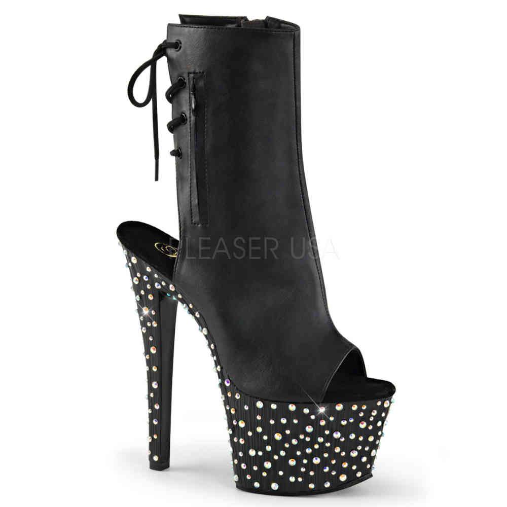 Pleaser - STARDANCE10187 Bottes de plateforme, Pole dance chaussures - Chaussures de pole dance - Noir Product image